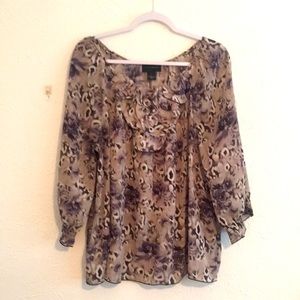 Flowery blouse